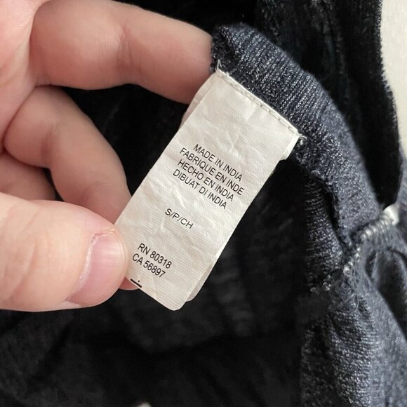 Lucky Brand Women S Navy Blue Short Sleeve Elastic Neckline On/Off Shoulder Top - Picture 7 of 10